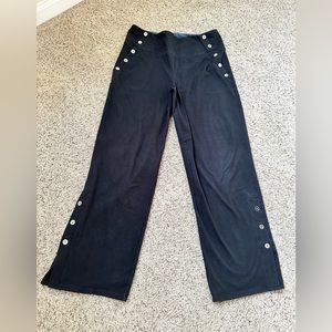 Black wide leg pant with high waist